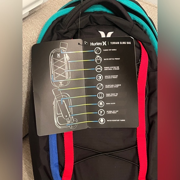 NWT Hurley Terrain Sling Bag - Picture 4 of 4